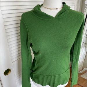 Vince 100% cashmere sweater with hoodie